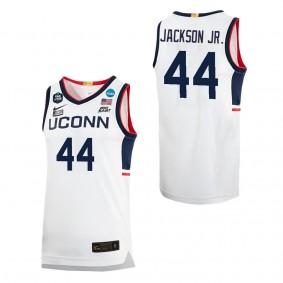 Andre Jackson Jr. UConn Huskies White College Men's Basketball Final Four Jersey