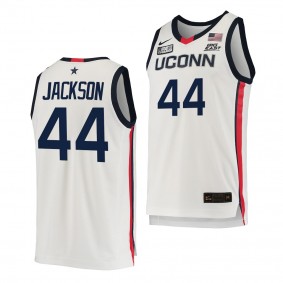 Andre Jackson Jersey UConn Huskies 2021-22 College Basketball Replica Jersey - White