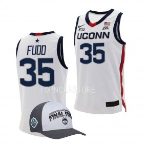 UConn Huskies Azzi Fudd Women's Basketball Final Four Hat Jersey White