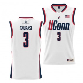 UConn Huskies Diana Taurasi White #3 Women's Basketball Jersey Alumni Unisex