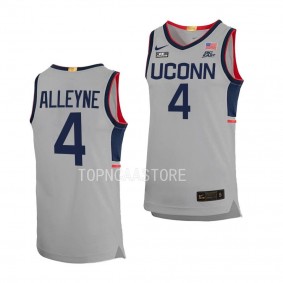 Nahiem Alleyne UConn Huskies Alternate Basketball Limited Jersey - Gray