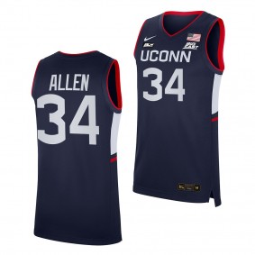 Ray Allen UConn Huskies Navy Jersey 2021-22 College Basketball Alumni Shirt